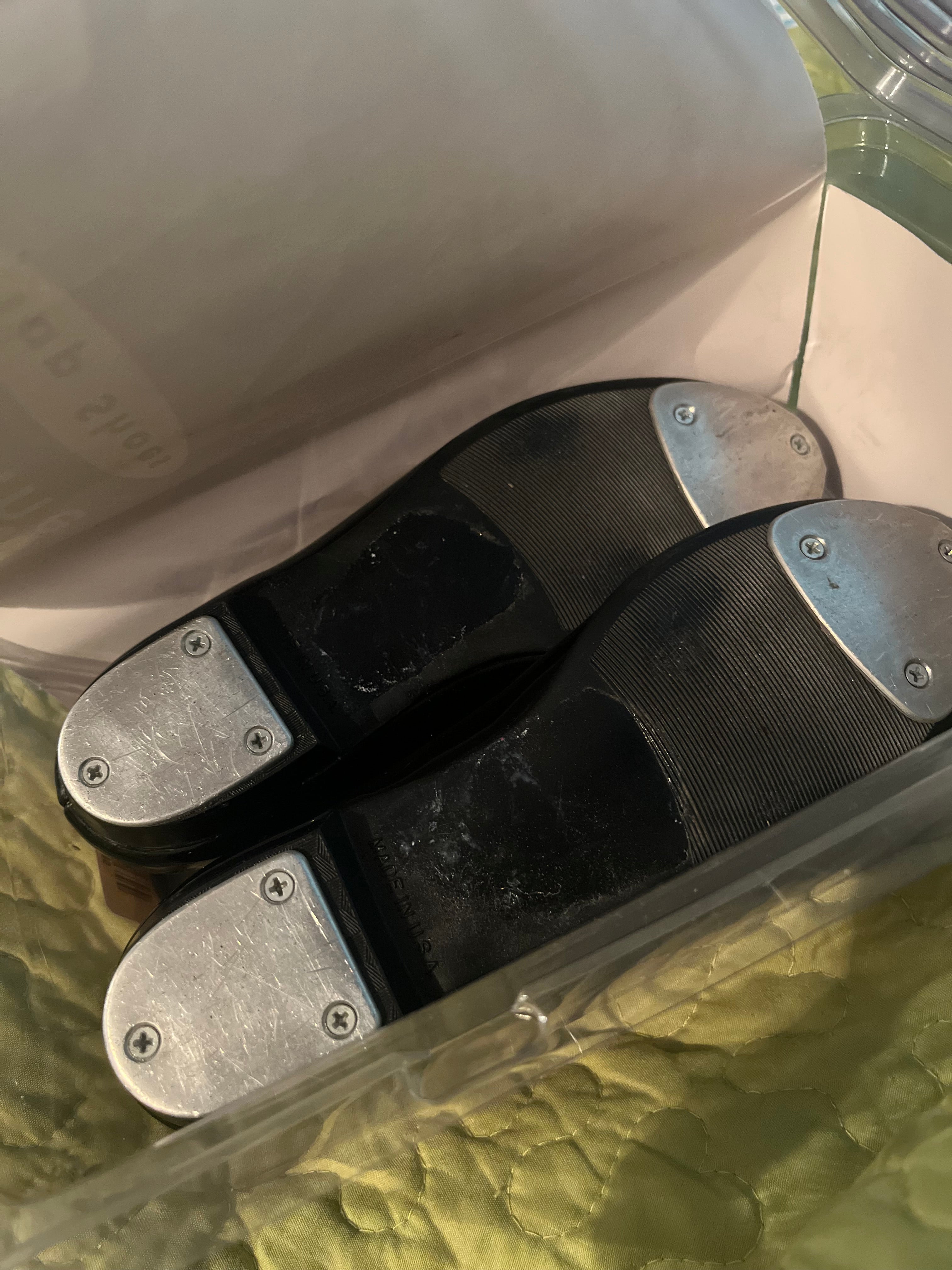 Girl’s Black Tap Shoes